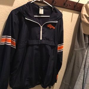 PINK DENVER BRONCOS PULLOVER
